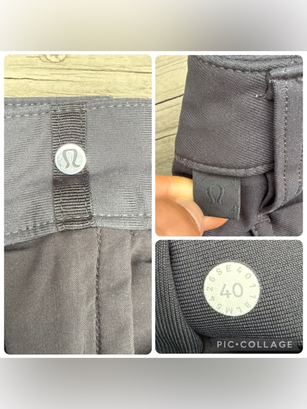 Lululemon ABC Pant Classic în Obsidian size 40 - Picture 14 of 16